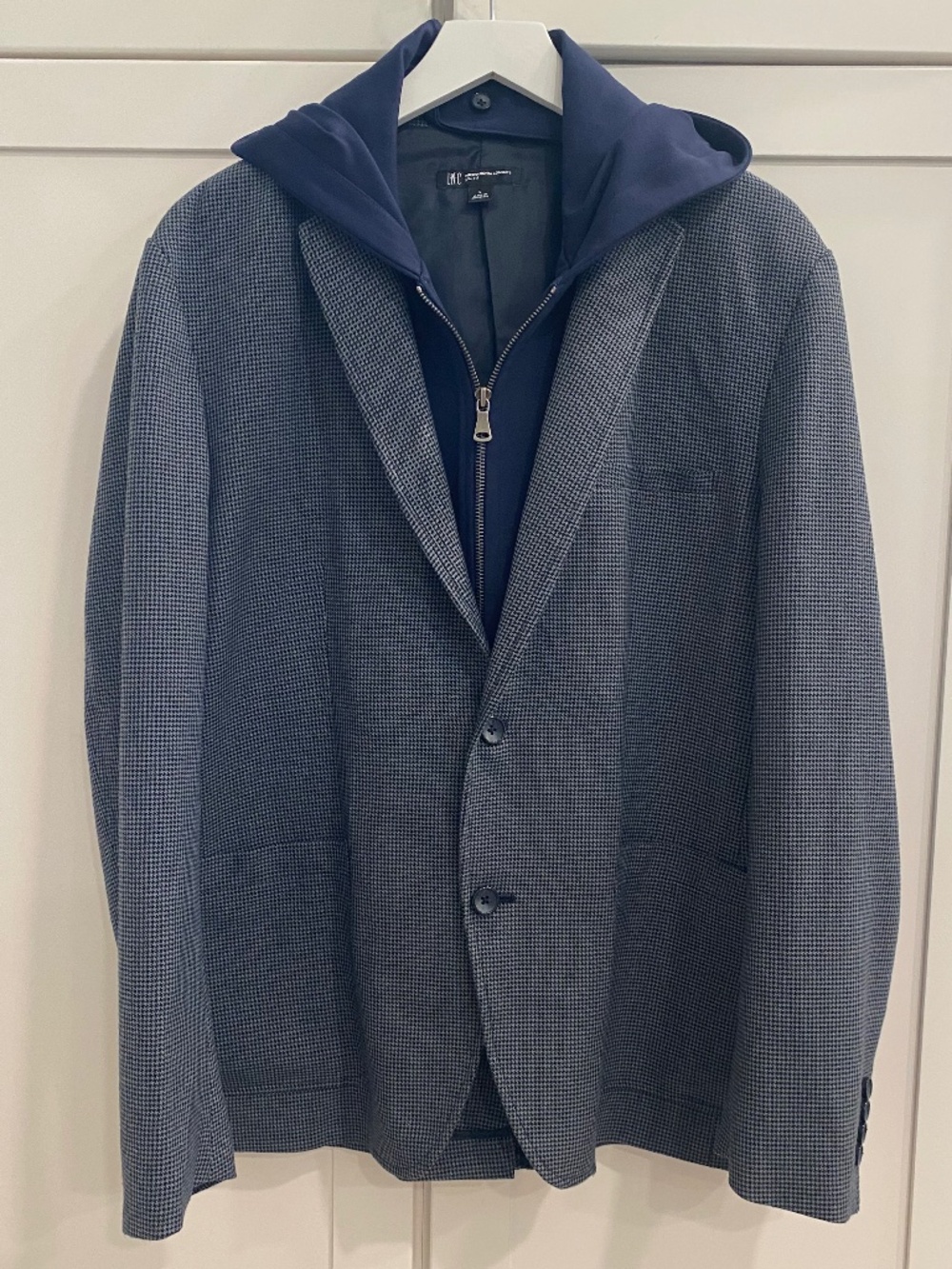 INC sporty blazer with hoodie